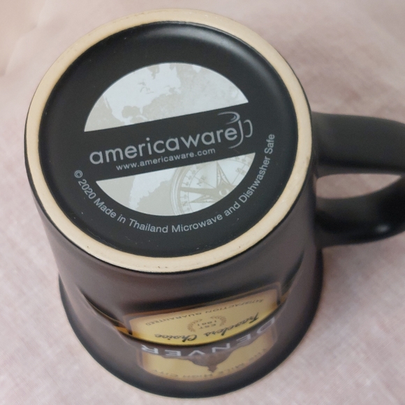 Americaware Embossed Coffee Mug Denver 'The Mile High City' New - Picture 5 of 8